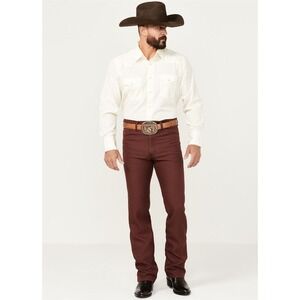 Wrangler Men's dress pants - maroon